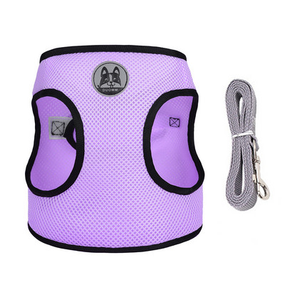 Σετ λουριών και λουριών για κατοικίδιο ζώο φανελάκι μικρού λουριού με προστασία από διαφυγή, Ρυθμιζόμενη πατημασιά με προμήθειες για βόλτα με σκύλους
