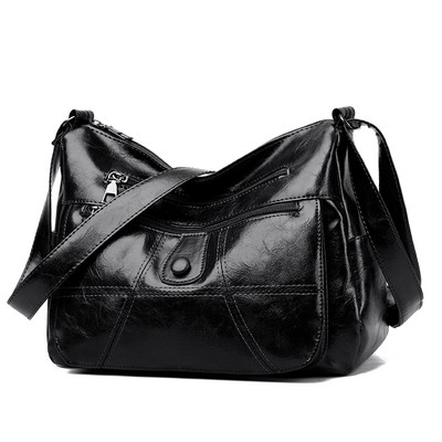 Γυναικείες τσάντες 2023 Νέα casual γυναικεία τσάντα Μαλακή PU Τσάντα ώμου Υψηλής ποιότητας τσάντα ώμου με πολλές τσέπες Μασίφ γυναικεία τσάντα χιαστί