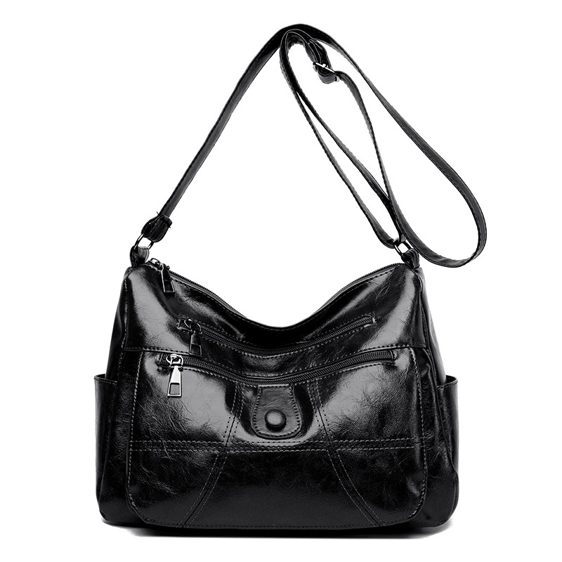 Γυναικείες τσάντες 2023 Νέα casual γυναικεία τσάντα Μαλακή PU Τσάντα ώμου Υψηλής ποιότητας τσάντα ώμου με πολλές τσέπες Μασίφ γυναικεία τσάντα χιαστί