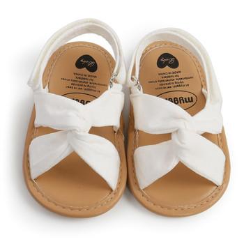 Новородени момичета Летни обувки Сандали Първи проходилки Бебешки обувки Ежедневни сандали с мека подметка Обувки за малки деца 0-18M