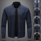 Muška odjeća Jesenski kaputi Muški zimski jednobojni muški za džepove s patentnim zatvaračem Jednostavni kaput Sportski kaput Leteći kaputi za zimske muškarce