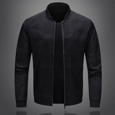 Muška odjeća Jesenski kaputi Muški zimski jednobojni muški za džepove s patentnim zatvaračem Jednostavni kaput Sportski kaput Leteći kaputi za zimske muškarce