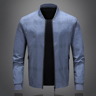 Muška odjeća Jesenski kaputi Muški zimski jednobojni muški za džepove s patentnim zatvaračem Jednostavni kaput Sportski kaput Leteći kaputi za zimske muškarce