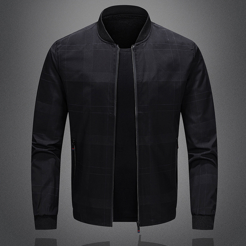 Muška odjeća Jesenski kaputi Muški zimski jednobojni muški za džepove s patentnim zatvaračem Jednostavni kaput Sportski kaput Leteći kaputi za zimske muškarce