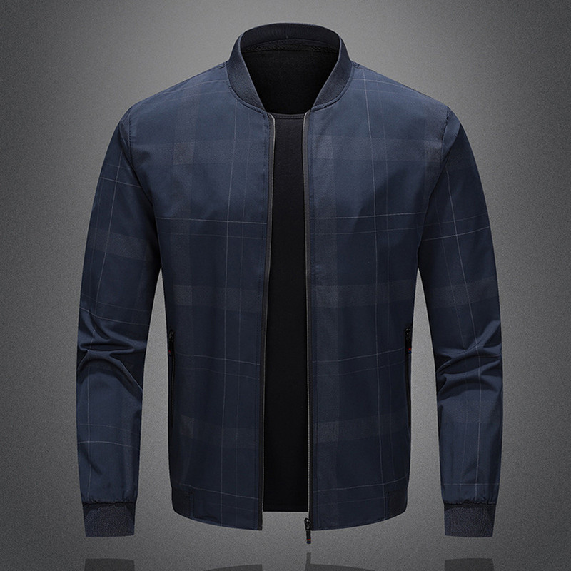 Muška odjeća Jesenski kaputi Muški zimski jednobojni muški za džepove s patentnim zatvaračem Jednostavni kaput Sportski kaput Leteći kaputi za zimske muškarce