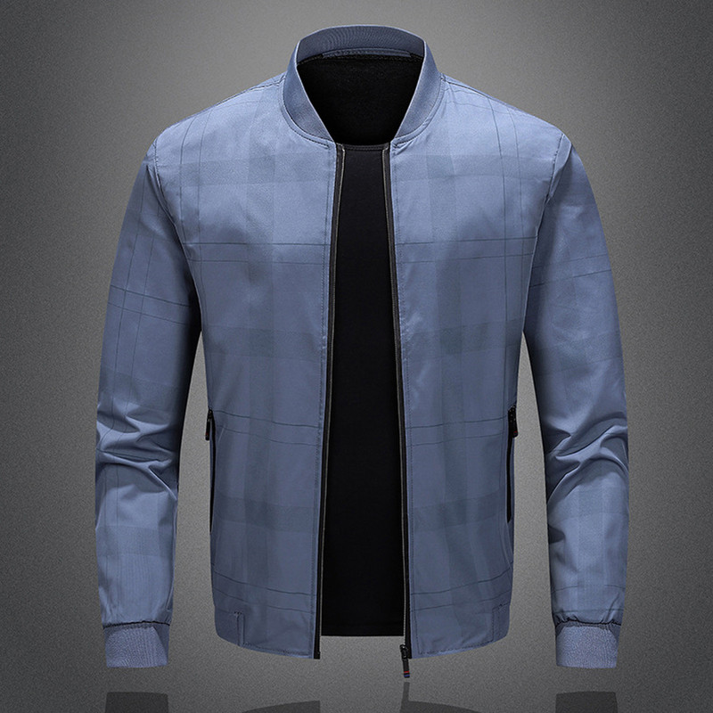 Muška odjeća Jesenski kaputi Muški zimski jednobojni muški za džepove s patentnim zatvaračem Jednostavni kaput Sportski kaput Leteći kaputi za zimske muškarce