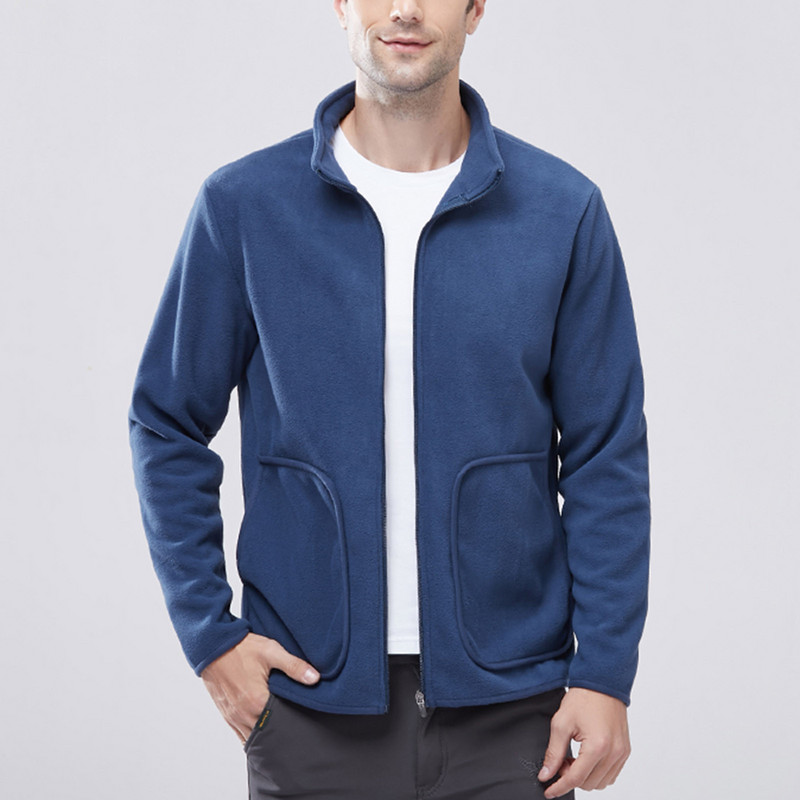 Jachete de iarnă pentru bărbați Jachete de flanel de toamnă pentru bărbați, iarnă, solidă, pentru bărbați, din fleece, pentru buzunar. Jachetă de culoare Will