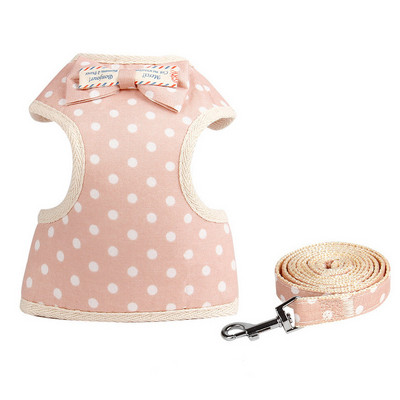 Cățeluși, pisici, iepuri, ham și lesă, set pentru câini de talie mică, ham din plasă, vestă, cu fundă, curea pieptului, chihuahua, yorkie, accesorii pentru animale de companie