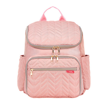 Genți de scutece de maternitate pentru mami Amiqi Funcție Geantă pentru scutece de mare capacitate Broderie Rucsac pentru mami de călătorie impermeabil și antifouling