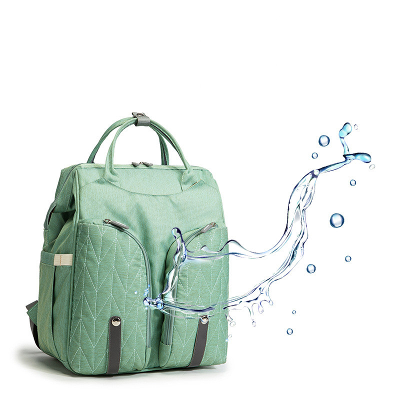Genți de scutece de maternitate pentru mami Amiqi Funcție Geantă pentru scutece de mare capacitate Broderie Rucsac pentru mami de călătorie impermeabil și antifouling