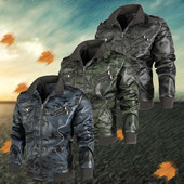 Winter Rain Ελαφρύ ανδρικό μπουφάν Ανδρικό Stcollar Glossy Leisure Δερμάτινο βελούδινο μπουφάν με φερμουάρ για άνδρες