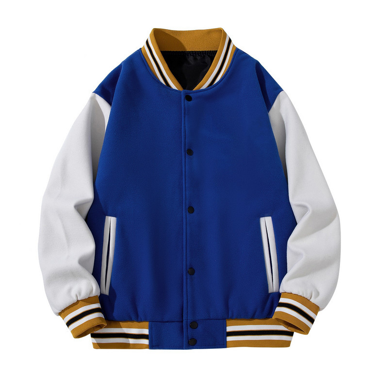 Muška odjeća Patchwork jakna s džepovima Bubble Winter Jednobojna muška duga jakna s prorezima na rukavima Kaput s dugmadima na dugmad Jakna na grudima