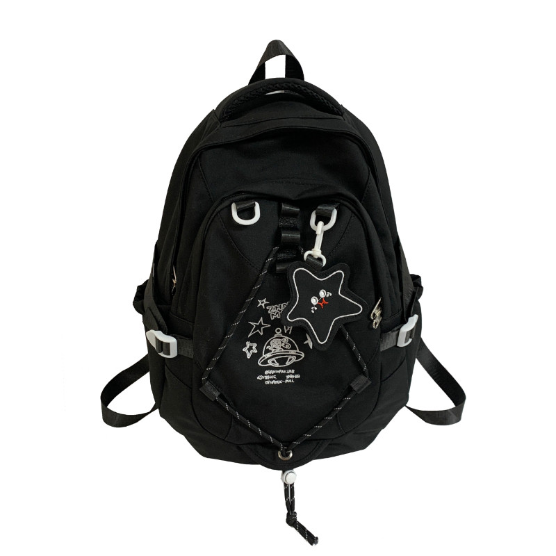 Roza ruksaci velikog kapaciteta Luksuzna dizajnerska torba za žene Oxford Školske torbe s patentnim zatvaračem Vodootporna korejska torba na rame s vezom