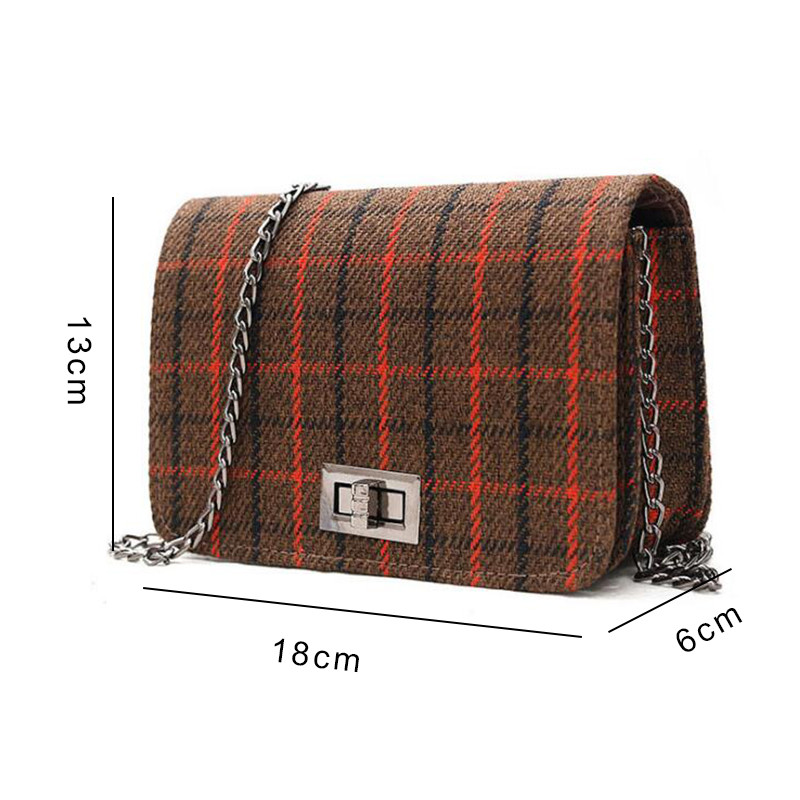 Γυναικεία τσάντα Geestock 2020 Nylon καρό τσάντες χιαστί Fashion Shoulder Messenger Τσάντα ζώνης για κορίτσια Γυναικεία