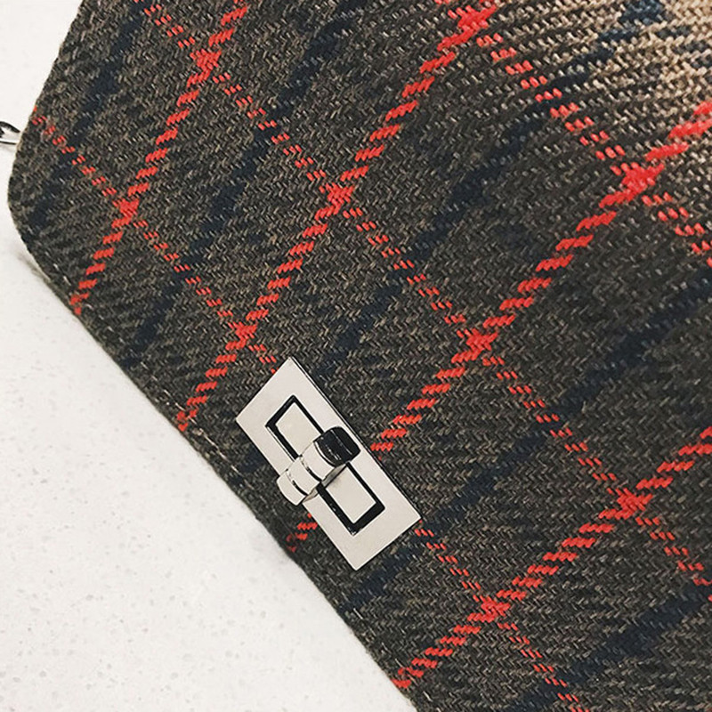 Γυναικεία τσάντα Geestock 2020 Nylon καρό τσάντες χιαστί Fashion Shoulder Messenger Τσάντα ζώνης για κορίτσια Γυναικεία