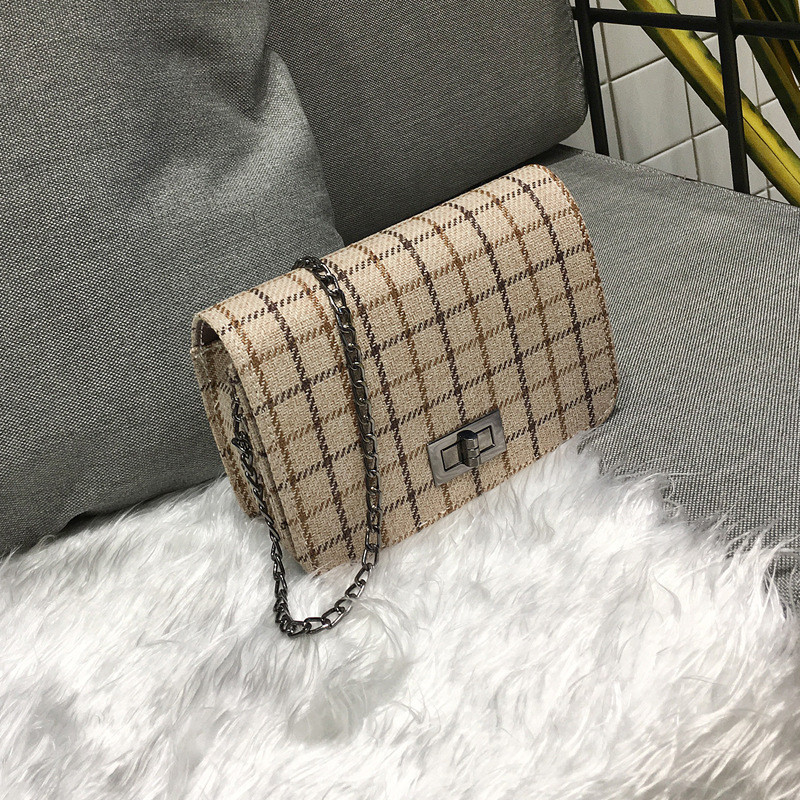 Γυναικεία τσάντα Geestock 2020 Nylon καρό τσάντες χιαστί Fashion Shoulder Messenger Τσάντα ζώνης για κορίτσια Γυναικεία