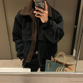 Χειμερινό μπουφάν Ανδρικό Ζεστό Μόδα Παχύ Μαύρο Μπουφάν Ανδρικά Μαλλιά Ανδρικά ρούχα Κορεατικά Φαρδιά Χοντρό Κοντό Παλτό Ανδρικά Ρούχα M-2XL