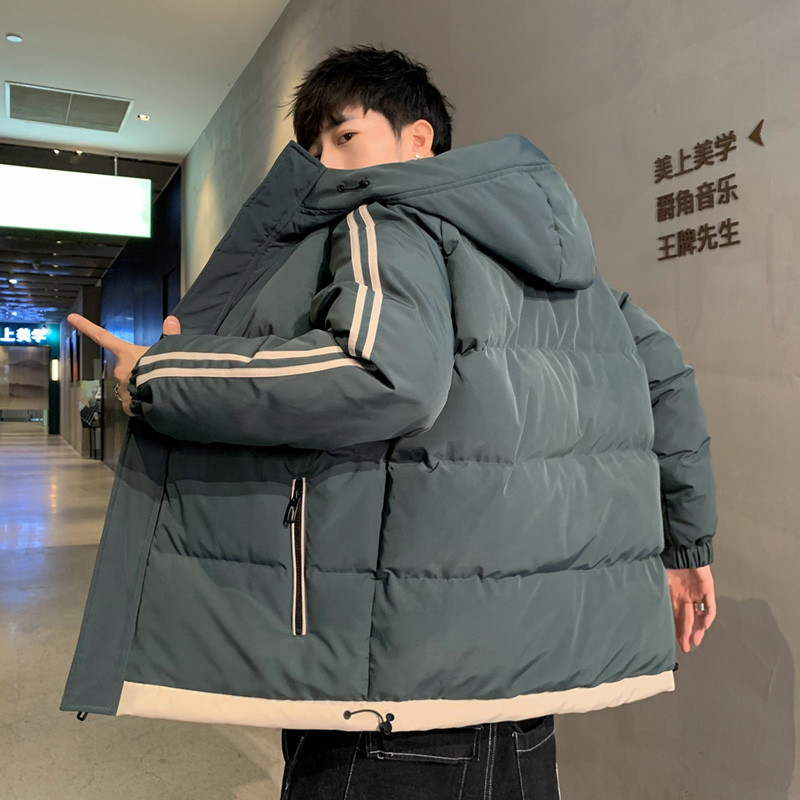 LBL Winter Casual Ανδρικά Παλτό Πάρκα Μόδα Μπουφάν με κουκούλα Παχύ ζεστό ανδρικό streetwear Πάρκα αντιανεμικά εξωτερικά ενδύματα Ανδρικά ρούχα