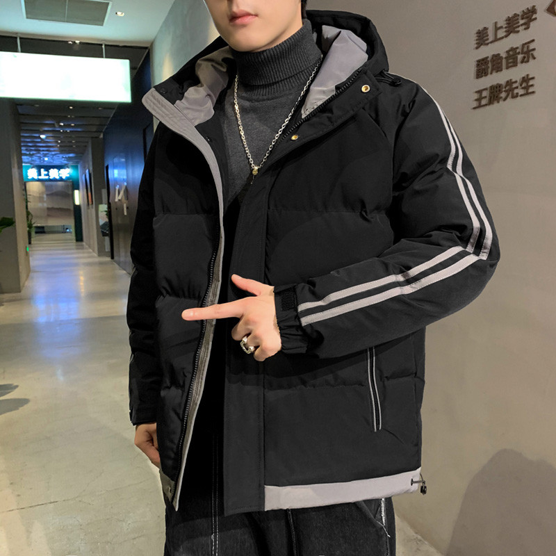 LBL Winter Casual Ανδρικά Παλτό Πάρκα Μόδα Μπουφάν με κουκούλα Παχύ ζεστό ανδρικό streetwear Πάρκα αντιανεμικά εξωτερικά ενδύματα Ανδρικά ρούχα