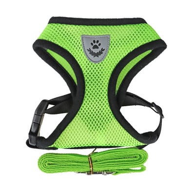 Állítható macskaheveder mellény fényvisszaverő puha hám mellény sétáló póráz kiskutya kisállat bolthoz Tudo Para Caes kutyapóráz