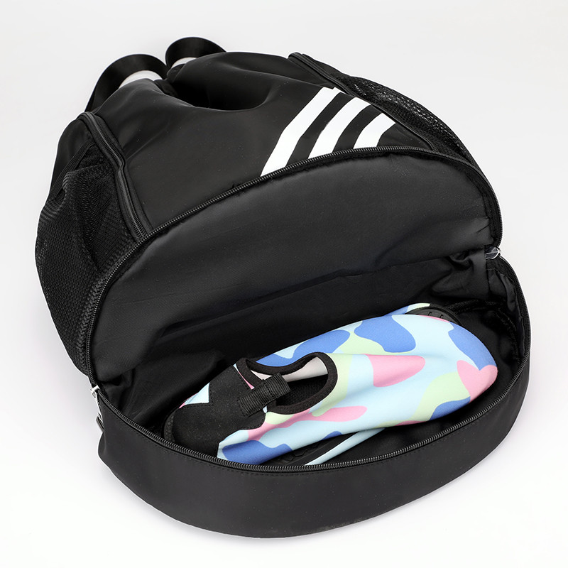 Ανδρική/γυναικεία αθλητική τσάντα μπάσκετ υψηλής χωρητικότητας από Nylon Unisex Fashion Wet and Dry split σακίδιο πλάτης με κορδόνια