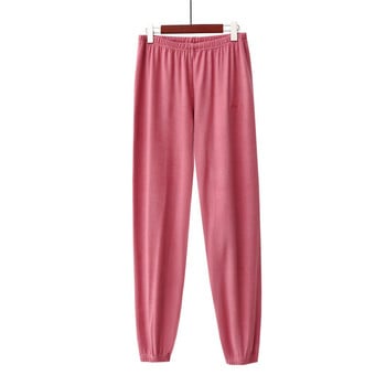 Pantalones De Mujer Thicken Velvet Πιτζάμες Παντελόνι Γυναικείο Ζεστό Casual House Παντελόνι κλειστά πόδια Πυτζάμες Παντελόνι