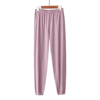 Pantalones De Mujer Thicken Velvet Πιτζάμες Παντελόνι Γυναικείο Ζεστό Casual House Παντελόνι κλειστά πόδια Πυτζάμες Παντελόνι