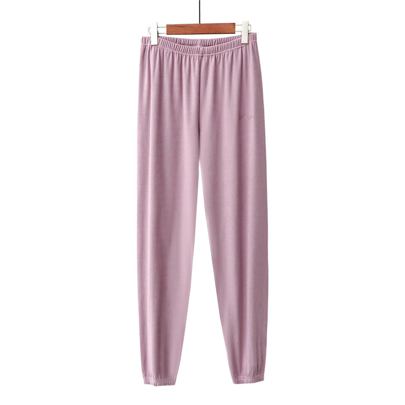 Pantalones De Mujer Thicken Velvet Πιτζάμες Παντελόνι Γυναικείο Ζεστό Casual House Παντελόνι κλειστά πόδια Πυτζάμες Παντελόνι