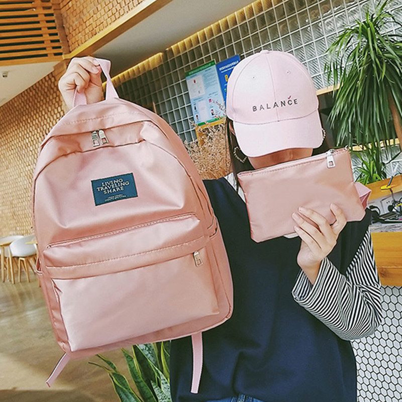 Σχολικό σακίδιο πλάτης για κορίτσια μόδας Casual Brilliant αδιάβροχο νάιλον γυναικείο σακίδιο πλάτης όμορφο στυλ για κορίτσια Σχολική τσάντα πλάτης SAC