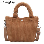 Unistybag Crossbody kotid naistele Uued käekotid Moodsad õlakotid Vintage velvetist rahakotid ja käekotid Naistele nööbitud kandekott