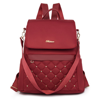 Μόδα αντικλεπτική γυναικεία τσάντα πλάτης ταξιδίου όμορφου στυλ για κορίτσια Σχολική τσάντα πλάτης Υψηλής ποιότητας Μαλακό ύφασμα Revit Σακίδιο πλάτης