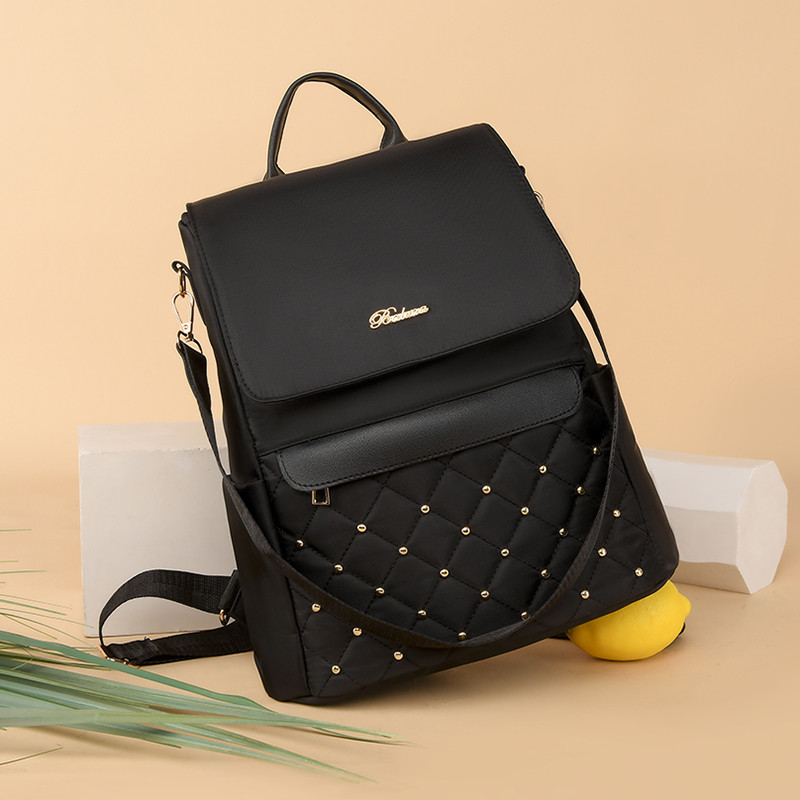 Μόδα αντικλεπτική γυναικεία τσάντα πλάτης ταξιδίου όμορφου στυλ για κορίτσια Σχολική τσάντα πλάτης Υψηλής ποιότητας Μαλακό ύφασμα Revit Σακίδιο πλάτης