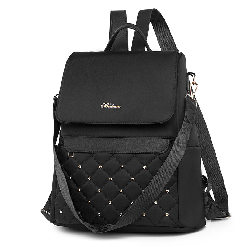 Μόδα αντικλεπτική γυναικεία τσάντα πλάτης ταξιδίου όμορφου στυλ για κορίτσια Σχολική τσάντα πλάτης Υψηλής ποιότητας Μαλακό ύφασμα Revit Σακίδιο πλάτης