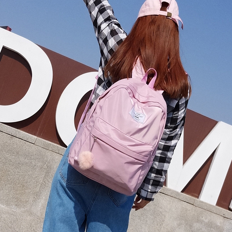 Rucsac de modă pentru femei, stil drăguț pentru fete, rucsac de școală pentru femei, rucsac de călătorie din nailon impermeabil, geantă de școală, mochila ghiozdan SAC
