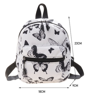 Ležerni najlonski ženski mini ruksak Modni jednobojni preppy stil Studentske školske torbe Ženski mali putni ruksak Ruksaci