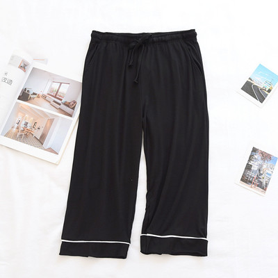 Modaalsed magamisriided Seitsme punktiga pidžaamapüksid Naiste avarad konditsioneeriga püksid suvised kõrge vöökohaga spordialad vabaaja koduriided