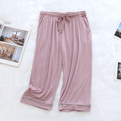 Modaalsed magamisriided Seitsme punktiga pidžaamapüksid Naiste avarad konditsioneeriga püksid suvised kõrge vöökohaga spordialad vabaaja koduriided