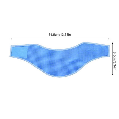 Ρυθμιζόμενο κολιέ με κολάρο πάγου μπαντάνα σκύλου για σκύλους κατοικίδιο ζώο Καλοκαιρινό δροσερό κολάρο πάγου Αναπνεύσιμο κασκόλ ψύξης μπαντάνα για σκύλους