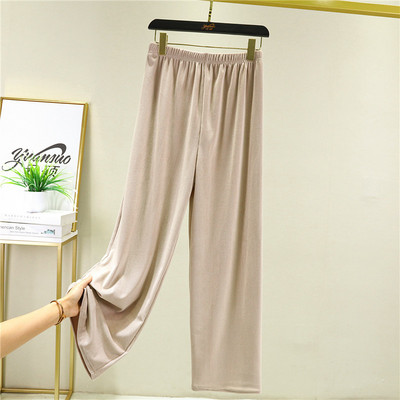 Pantaloni de pijama casual din catifea pentru femei Pantaloni noi de toamnă iarnă Pantaloni largi de acasă Pantaloni drepți