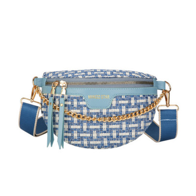 Unistybag Τσάντα στήθους Τσάντες σχεδιαστών Πολυτελή πλεκτά πακέτα μέσης για γυναίκες Γυναικεία τσάντα χιαστί Fashion Weaving Fanny Packs