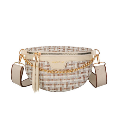 Unistybag Τσάντα στήθους Τσάντες σχεδιαστών Πολυτελή πλεκτά πακέτα μέσης για γυναίκες Γυναικεία τσάντα χιαστί Fashion Weaving Fanny Packs