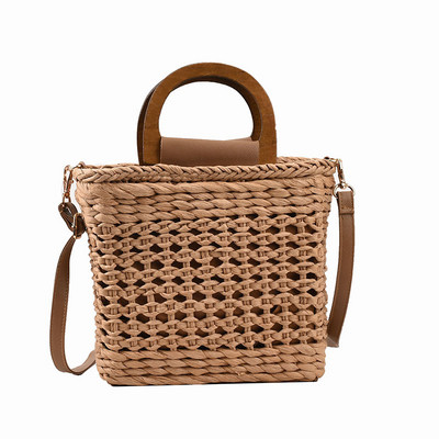 Unistybag Straw τσάντα παραλίας Γυναικεία Bohemian Woven Τσάντα ώμου Ρετρό Χειροποίητες τσάντες Γυναικείες τσάντες Rattan