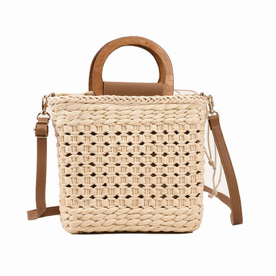 Unistybag Straw τσάντα παραλίας Γυναικεία Bohemian Woven Τσάντα ώμου Ρετρό Χειροποίητες τσάντες Γυναικείες τσάντες Rattan