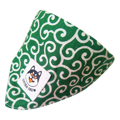 Αξεσουάρ για σκύλους ΝΕΟ κολάρο για σκύλους κατοικίδιων ζώων Μπαντάνα κολάρο σκύλου Χαριτωμένο κουτάβι και Shiba Inu εμπριμέ τρίγωνο μαντίλι στον λαιμό Σάλιο