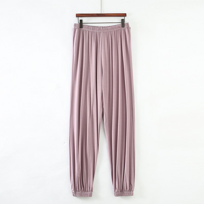 Pantaloni de dormit pentru femei, primăvară, vară, pantaloni noi, modal, confortabili, cu talie înaltă, elastici, subțiri, acasă, pantaloni harem