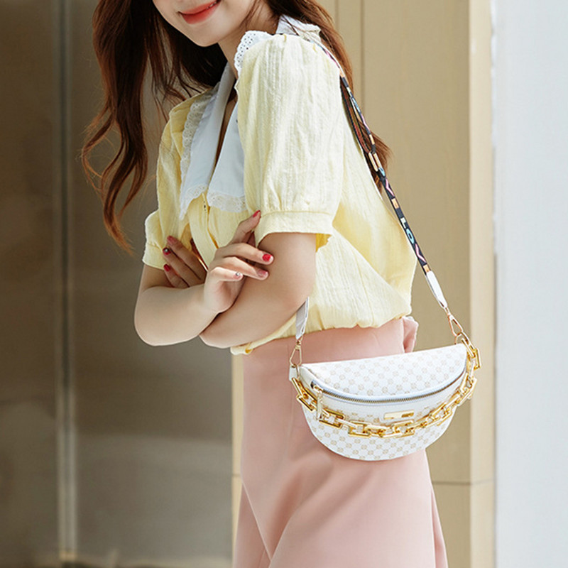 Fashion Leopard τσάντες μπανάνας για γυναίκες Τσάντα στήθους Γυναικείες τσάντες χιαστί τσάντες ώμου με αλυσίδα Πακέτα μέσης Fanny γυναικεία πορτοφόλια τηλεφώνου