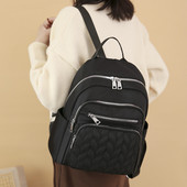 Γυναικεία αδιάβροχη σχολική τσάντα casual Oxford Backpack Γυναικεία γυναικεία τσάντα ταξιδιού SolidColor Πολλαπλές τσέπες Γυναικεία μοχίλα