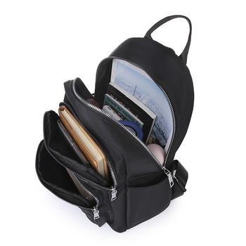 Γυναικεία αδιάβροχη σχολική τσάντα casual Oxford Backpack Γυναικεία γυναικεία τσάντα ταξιδιού SolidColor Πολλαπλές τσέπες Γυναικεία μοχίλα