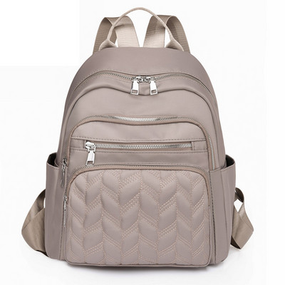 Γυναικεία αδιάβροχη σχολική τσάντα casual Oxford Backpack Γυναικεία γυναικεία τσάντα ταξιδιού SolidColor Πολλαπλές τσέπες Γυναικεία μοχίλα