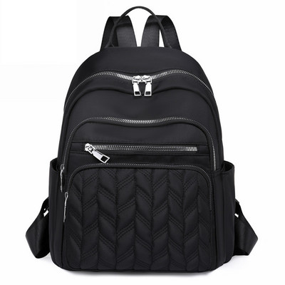 Γυναικεία αδιάβροχη σχολική τσάντα casual Oxford Backpack Γυναικεία γυναικεία τσάντα ταξιδιού SolidColor Πολλαπλές τσέπες Γυναικεία μοχίλα